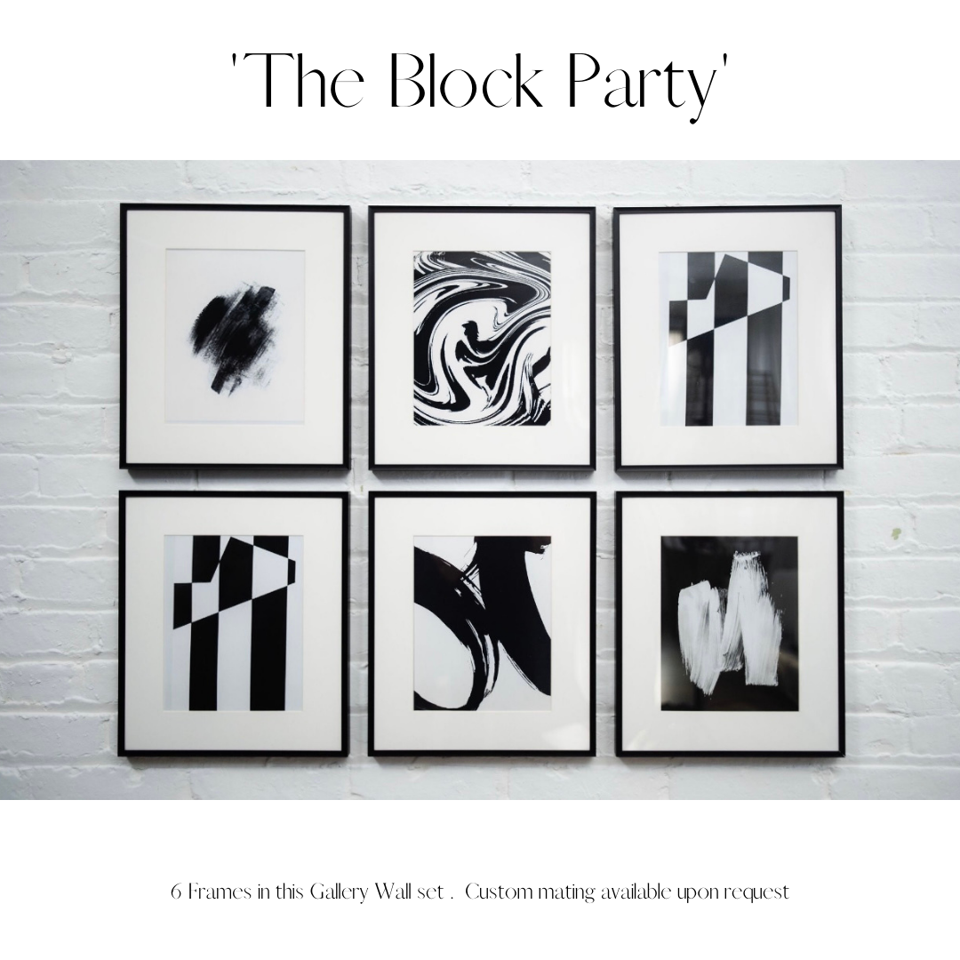 The Block Party Gallery Wall Set of 6 Frames