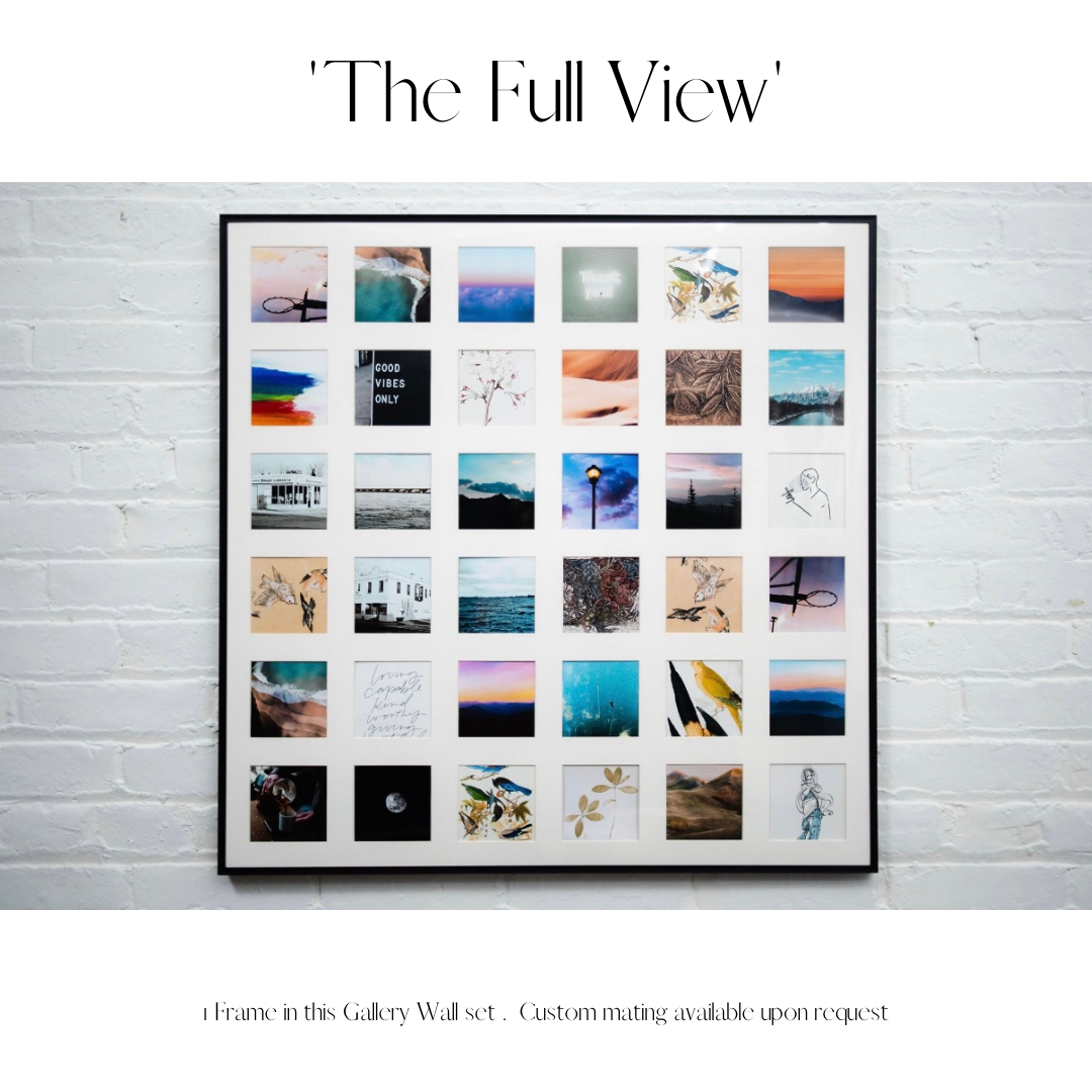 The Full View Gallery Wall Frame Set of 1 30x30 Frame