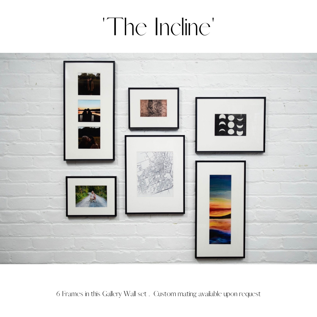 The Incline Gallery Wall Frame Set of 6 Frames